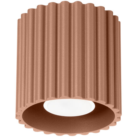 AURA 1 GU10 MOCCA ALU SOLLUX SL.1804 Deckenleuchte
