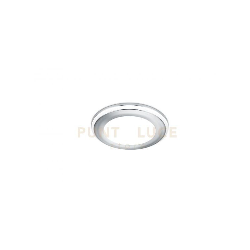 Aura faretto da incasso plastica cromata tripla accensione indipendente d. 8,2CM 5W 450LM 3000K