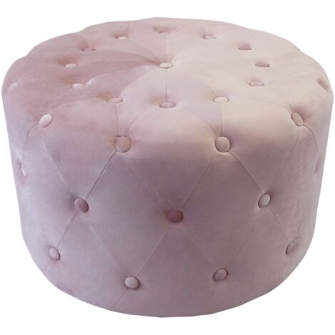 AURA - pouf rotondo in velluto