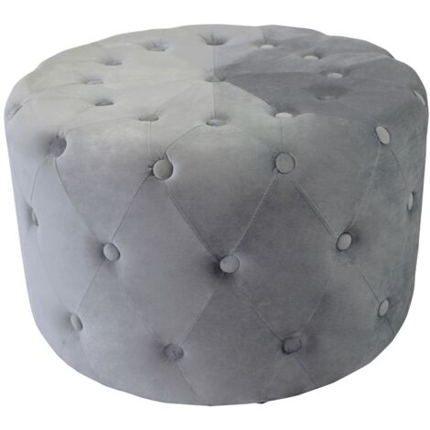 AURA - pouf rotondo in velluto