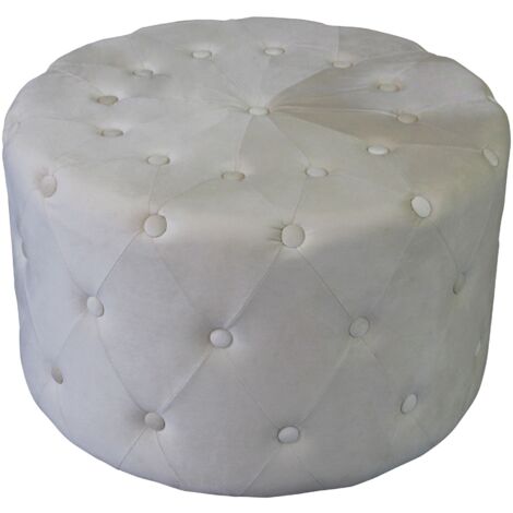 AURA - pouf rotondo in velluto