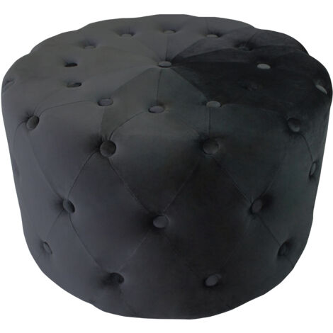 AURA - pouf rotondo in velluto