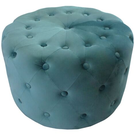 AURA - pouf rotondo in velluto