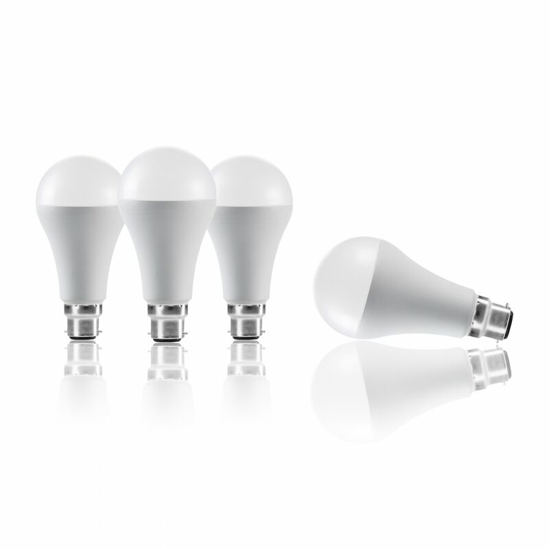 15W LED B22 Warm White - 100w EQV – Dimmable – 4 Pack - Auraglow