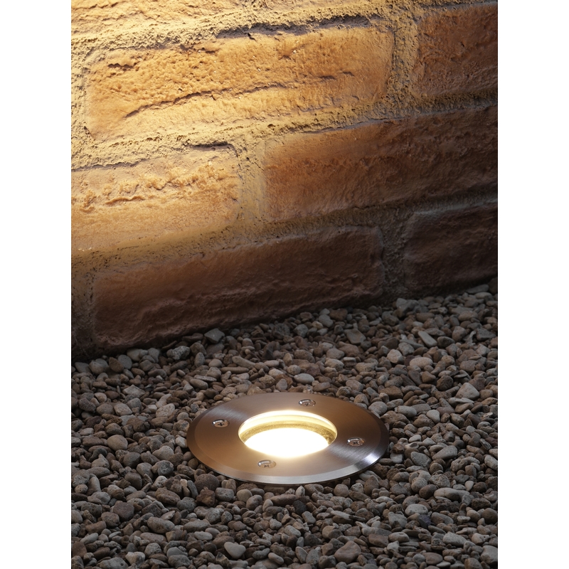 Auraglow Deep Recessed GU10 Holder Garden Ground Path Deck Light IP67 Driveway Outdoor Uplighter