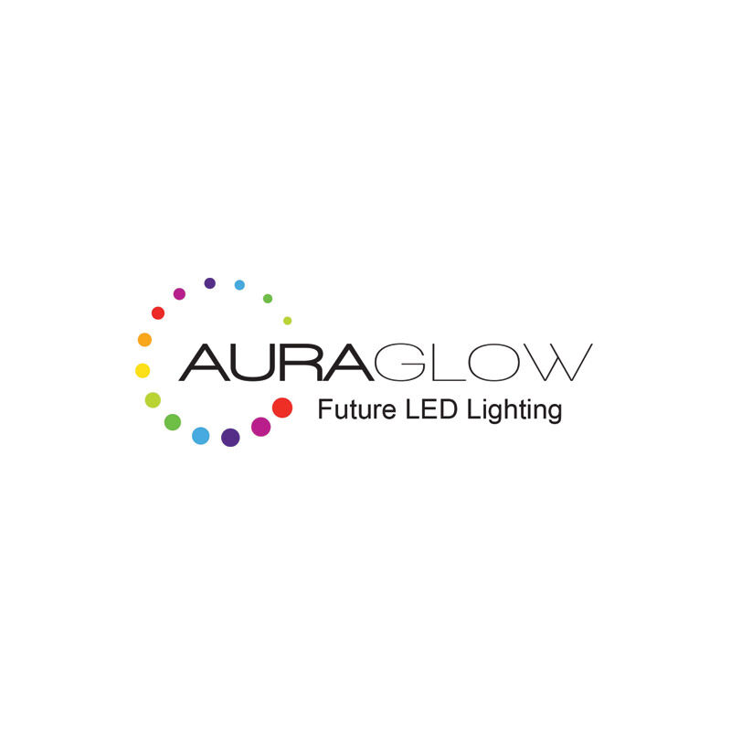 Auraglow IP65 50W Outdoor Remote-Controlled RGBW Colour Changing Cool & Warm White LED Flood Light Garden Floodlight - 2 Pack