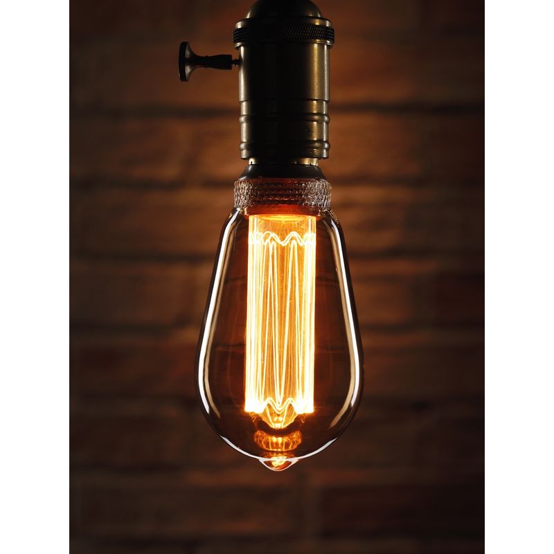 Mysa LED Light Bulb – Vintage Retro Rustic Edison Style Decorative Energy Efficient Filament B22 Screw ST64 Classic Shape - Auraglow