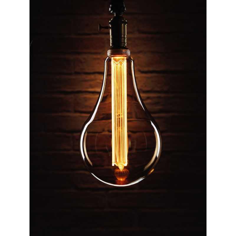 Mysa LED Light Bulb – Vintage Retro Rustic Edison Style Decorative Energy Efficient Filament E27 Screw S165 Globe Shape XXL - Auraglow