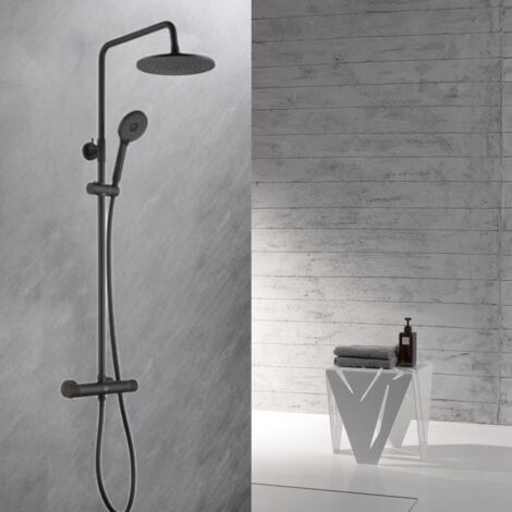 Auralum Robinet Hors de Lavabo Mitigeur Design Rond en Laiton Chromé pour Salle de Bain