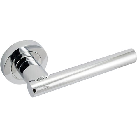 GEORGE BOYD Aurelia Door Handle Lever On Rose 50 x 10mm Pair Chrome