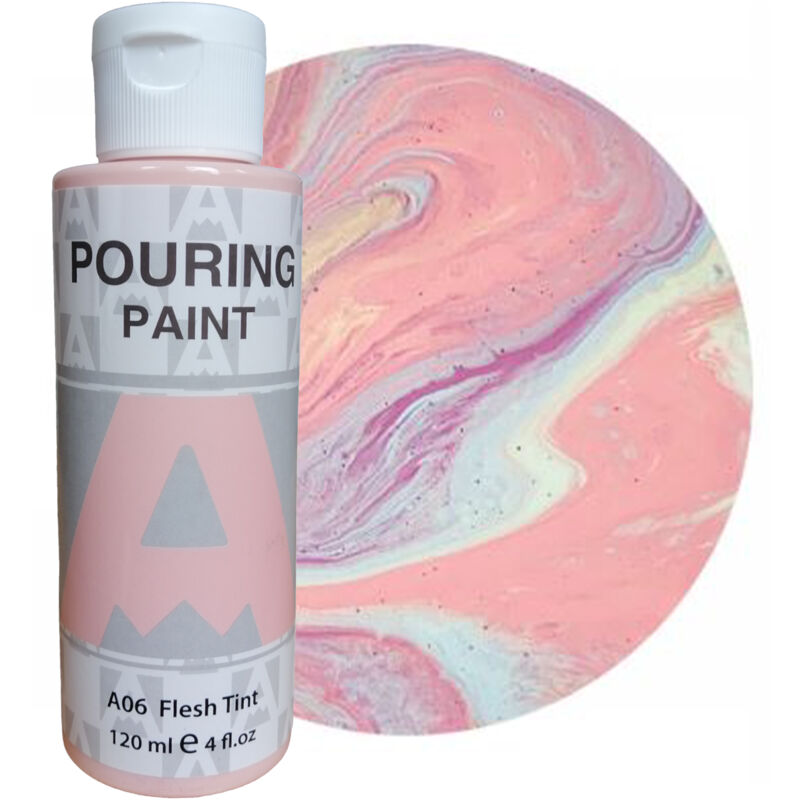 AUREUO peinture acrylique pour coulée A06 BLEU 120ml