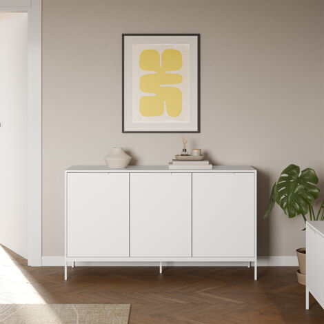 Auri Sideboard mit 3 Türen, weiß