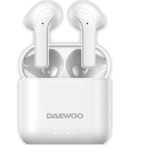 Auricolare Bluetooth daewoo dw2021 con custodia de ricarica/ autonomia 5h/ bianco