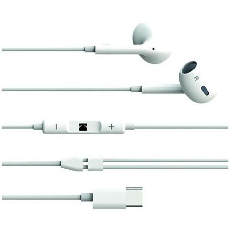 AURICOLARI SMARTPHONE KODAK CAVO USB-C 1,2 M
