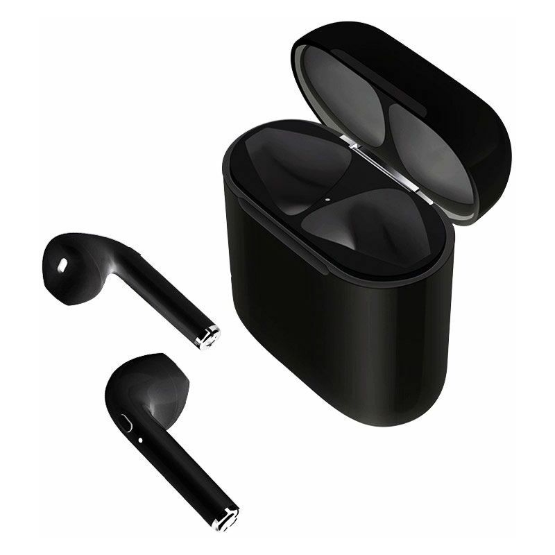 

Auriculares bluetooth muvit airpods muhph0122 con estuche de carga/ autonomía 5h/ negros