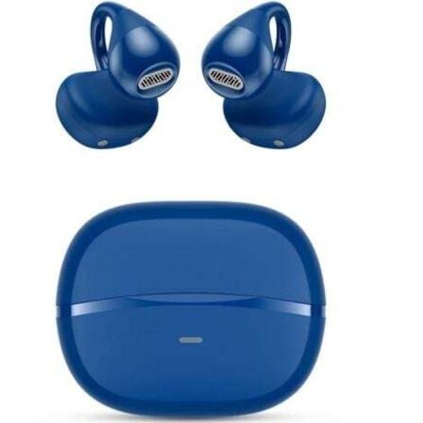 Auriculares Bluetooth SPC Boost Clip con estuche de carga/ Autonomía 6h/ Azules