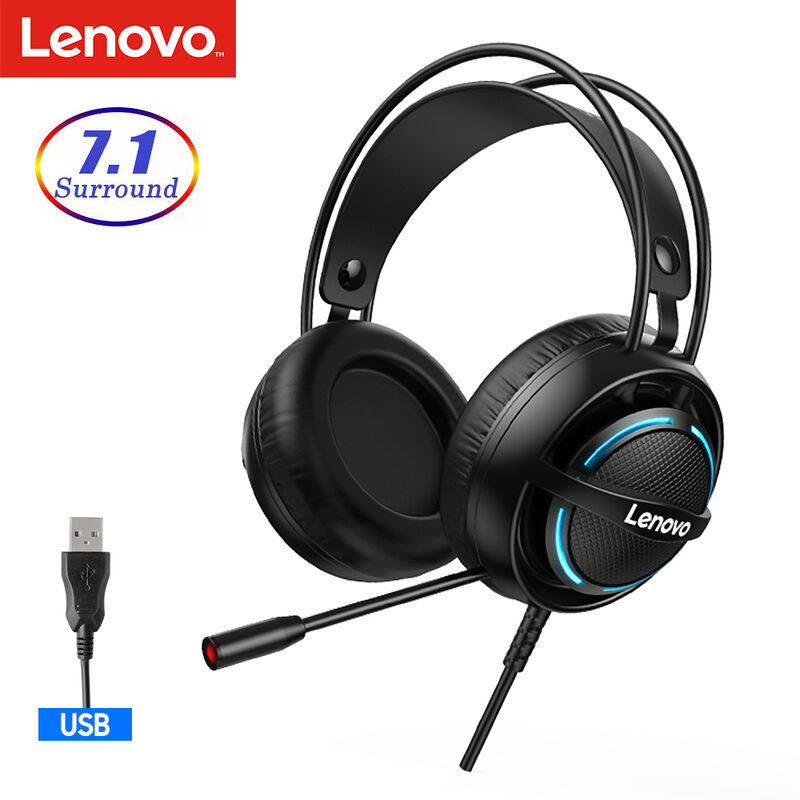 

Auriculares con cable G30 7.1 Auriculares estereo RGB para juegos en la oreja con microfono con cancelacion de ruido USB / 3.5 mm para computadora