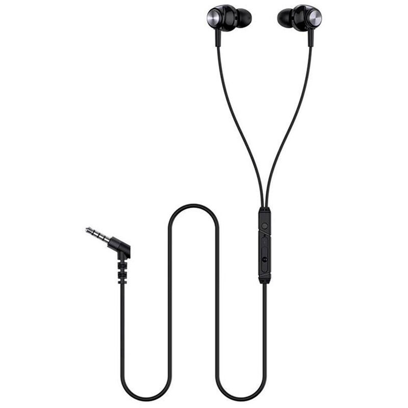 

Auriculares con cable QF-310, graves pesados, sonido cristalino, ergonomicos, comodos, en linea, con control remoto, auriculares intrauditivos con