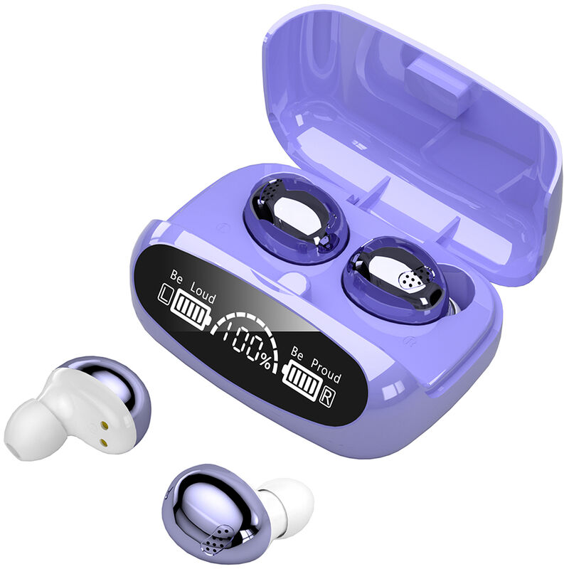 

Auriculares deportivos BT 5.0 Auriculares intrauditivos maestros duales que admiten control tactil / Asistente de voz para despertar / Carga del