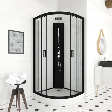 Cabine De Douche PVC 80x80 Cm Hauteur 190/175 Cm – Porte Latérale, Modèle Neuf