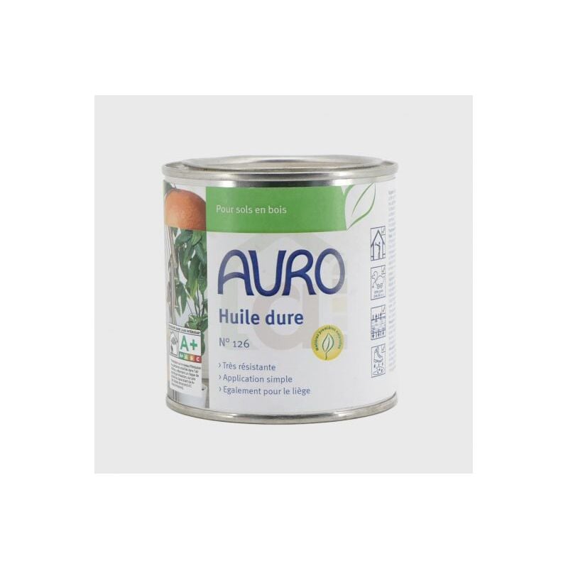 Huile dure pour sols n°126 AURO, Pot de 0.375L