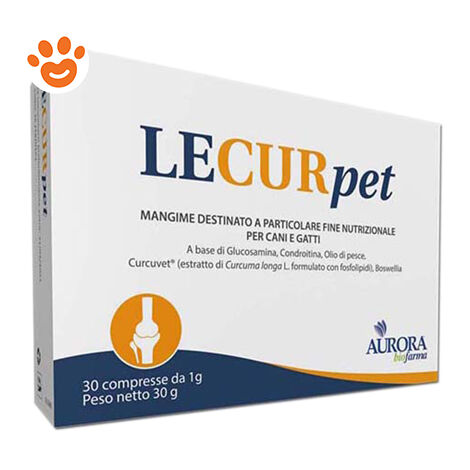 Aurora Biofarma Dog & Cat Lecurpet - Aurora Biofarma Dog & Cat Lecurpet - Confezione Da 30 Compresse