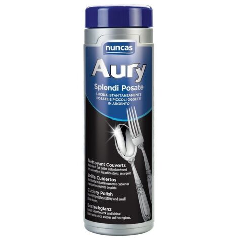 AURY SPLENDIPOSATE ARGENTO 500ML FORCHETTE COLTELLI BRILLANTE NUNCAS