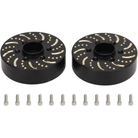 Ausgleichsgewicht aus Messing für Beadlock-Felgen von 1,9 bis 2,2 Zoll (12 mm), mit 6-Loch-Sechskantadapter.