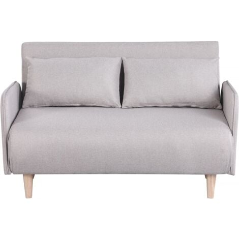 HABITAT ET JARDIN Ausklappbares Sofa mit Schlaffunktion - 2-Sitzer - "Panam" - Beige