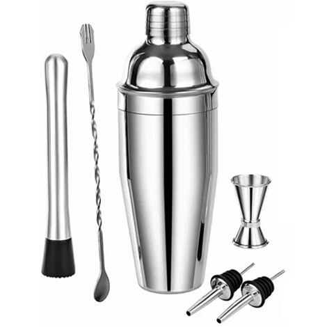 Auslaufsicheres Barkeeper-Set aus Edelstahl 304, 750-ml-Cocktailshaker für Bar und Zuhause