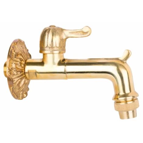 Auslaufventil 1/2 Zoll, Nostalgie, Garten Wasserhahn, Hebel