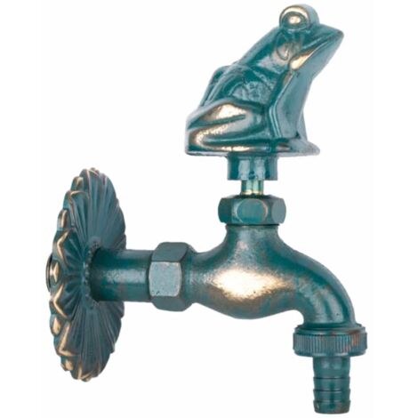 Auslaufventil Garten, Nostalgie Frosch, Wasserhahn 1/2 Zoll
