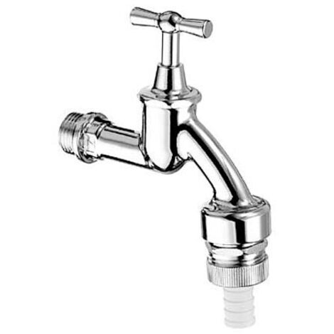 Auslaufventil Knebelgriff, RV, RB, 1/2Zoll, chrom