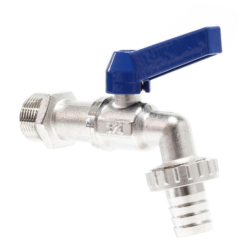 

Grifo de salida pesado con válvula de bola macho 26,44mm (G3/4') conexión manguera 19mm (3/4')
