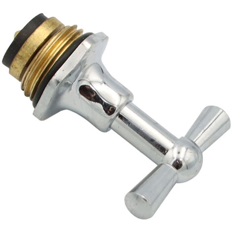 Auslaufventil Oberteil 1/2" Messing verchromt