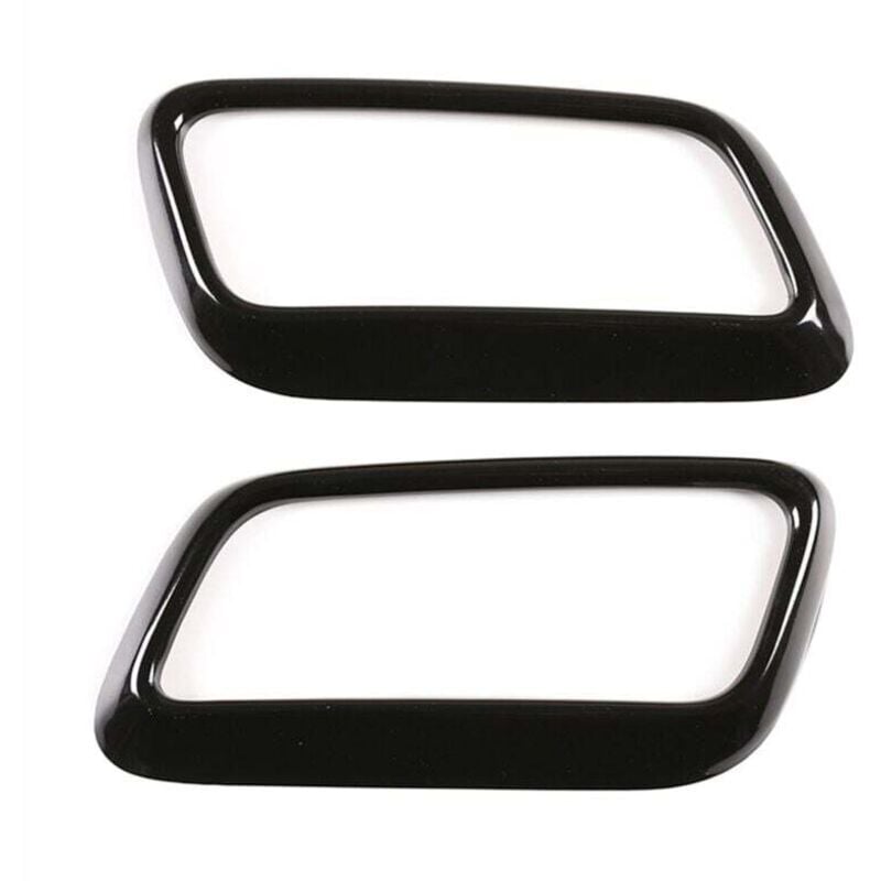 Image of Auspuffblenden für Sportwagen 2018–2022, einteilig, glänzend schwarz