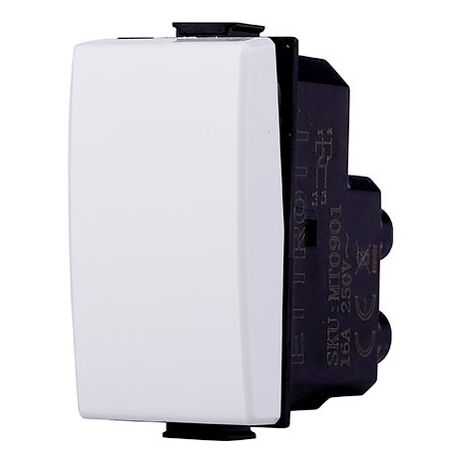 ETTROIT Ausschalter 1P 16A Bticino Matix kompatibler weiße farbe