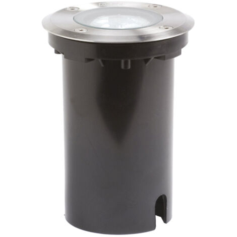 Außen Bodeneinbaustrahler Ø 11cm IP65, Edelstahl, bis 1500 kg
