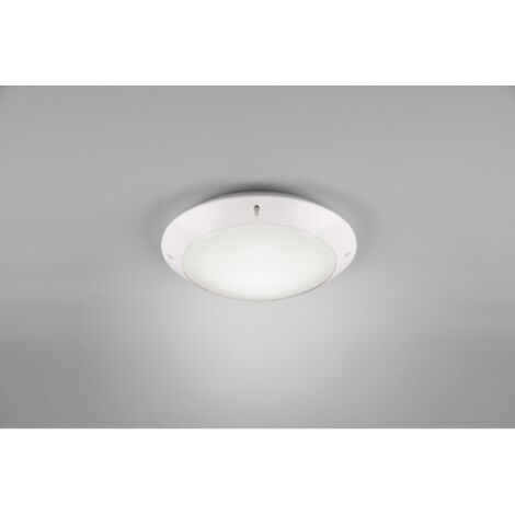 Außen-Deckenleuchte Camaro Mattweiß IP54 Ø26 cm Trio Lighting