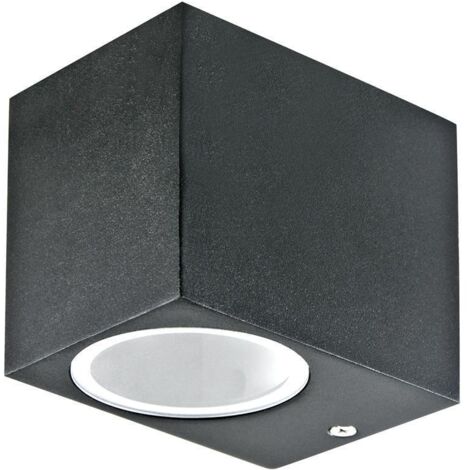 Außen-Garten-Wandleuchte Boston 1xGU10 IP44 schwarz Goldlux