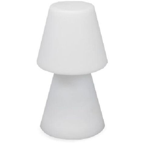 Außen Tischlampe kabellos Akku Lampe LED IP65 45 cm dimmbar Farbwechsel RGBW Fernbedienung Outdoor Tischleuchte außen Balkon Terrasse Garten
