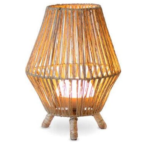 Außen Tischleuchte LED Akku tragbar kabellos 32,5 cm hoch IP65 Fernbedienung Dimmer 2700 K Outdoor Tischlampe Balkon Terrasse