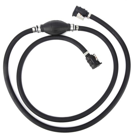 Aussenborder Tankanschluss,Boot Kraftstoffschlauch,Marine Johnson 3/8 Zoll Bootsmotor Kraftstoffleitung Schlauch Kraftstoffpumpe Line Assembly Primer Bulb Connector