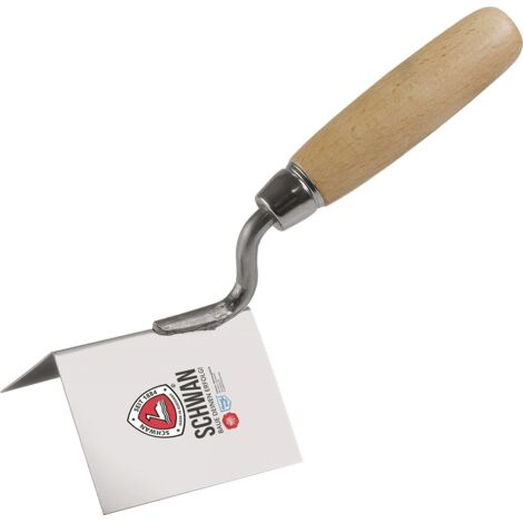 Außeneckenkellen B.60mm rostfr.Stahl 90Grad SCHWAN
Truelle d'angle extérieur B.60mm acier inoxydable 90 degrés CYGNE