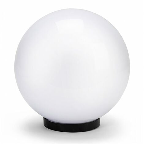 LGVSHOPPING Außenkugel aus Pmma 300 mm E27-Anschluss Apolux Weiß VELAMP SPH300