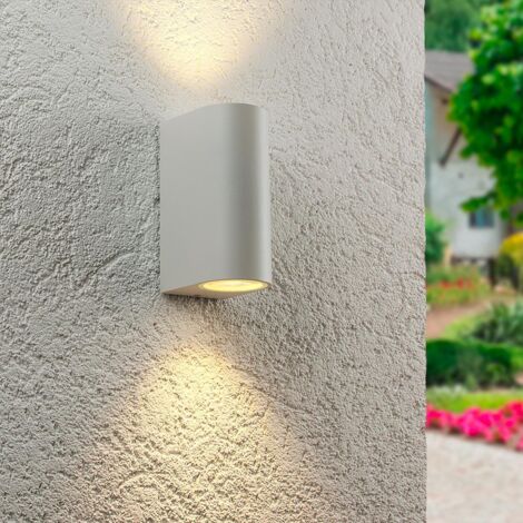 Außenleuchte Wandleuchte Frame UP&DOWN rund für GU10 IP54 - Farbe: Weiß