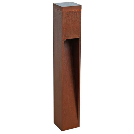 Außenleuchte Wegbeleuchtung Wegeleuchte 80 cm Edelrost Gartenleuchte Lampe Rost