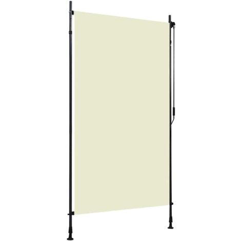 Außenrollo 120 x 270 cm Creme