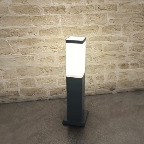 Außenterminal anthrazit VALENTE quadratisch 45cm IP44