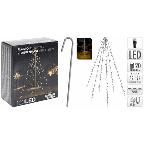 EDM Weihnachtsbaumbeleuchtung - 120 LED - 71713